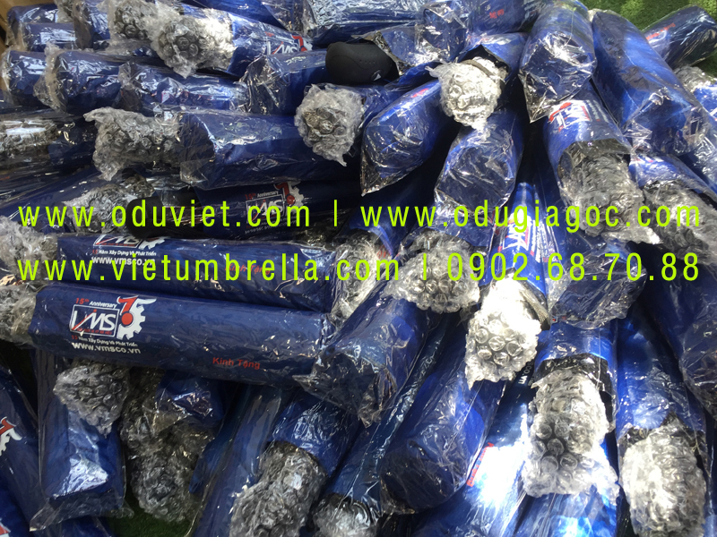 xưởng sản xuất ô dù cầm tay in logo quảng cáo